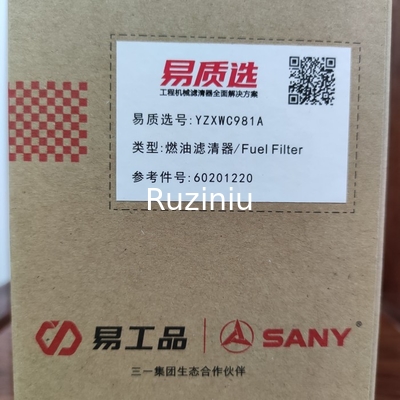 60201220 Sany der Kraftstofffilter SY55/SY60/SY85/SY95/SY215/SY305/SY485/SY500 treffen auf 4JG1/4JJ1/4BG1/6HK1/6WG1 zu